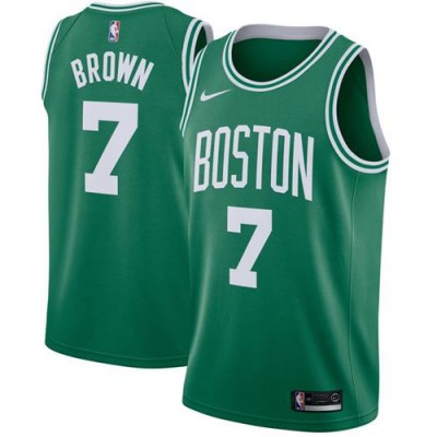Nike Boston Celtics #7 Jaylen Brown Green Youth NBA Swingman Icon Edition Jersey